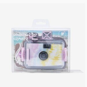 Sunnylife Pink and Yellow Underwater Camera Compact and Waterproof